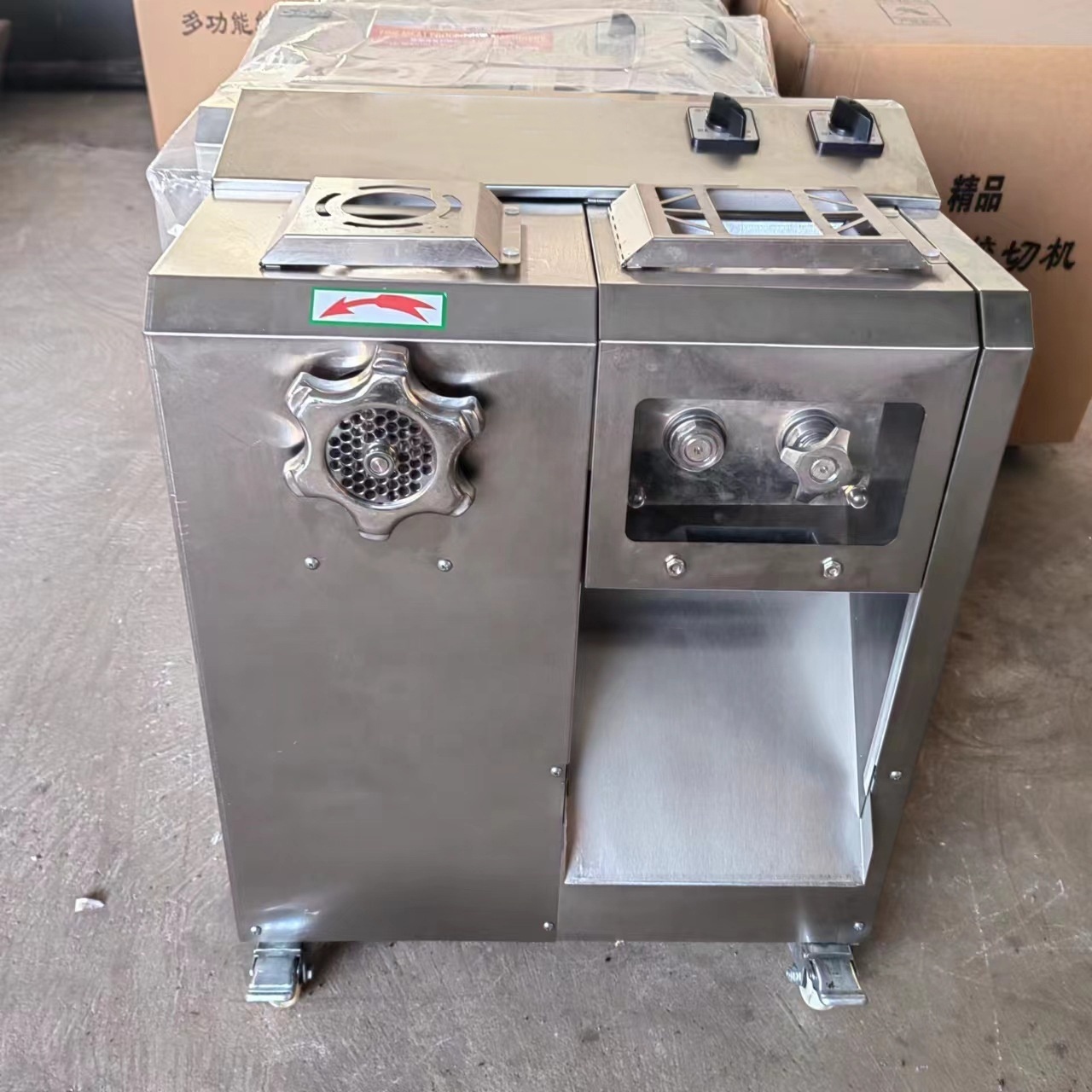 Automatic Stainless Steel Multi Functional Mincing Vegetable Stuffing Meat Mincing Machine heavy dutry grinder meat mincer