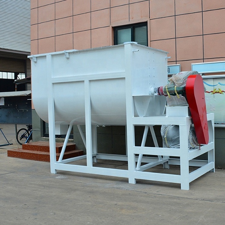 Low investment mushroom cultivation equipment 300kg ribbon mixer mushroom substrate coco peat substrate Nutrient Soil mixer