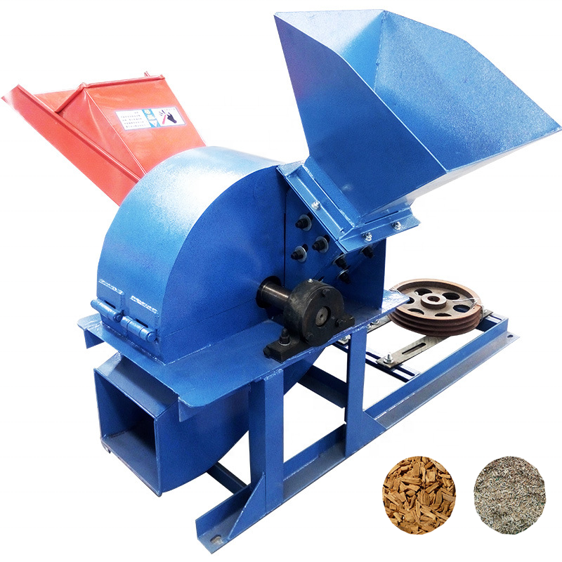 Forestry machinery small garden tree hammer mill crusher Palm Leaves Coconut Husk Sawdust Crusher Machine coconut husk shredder