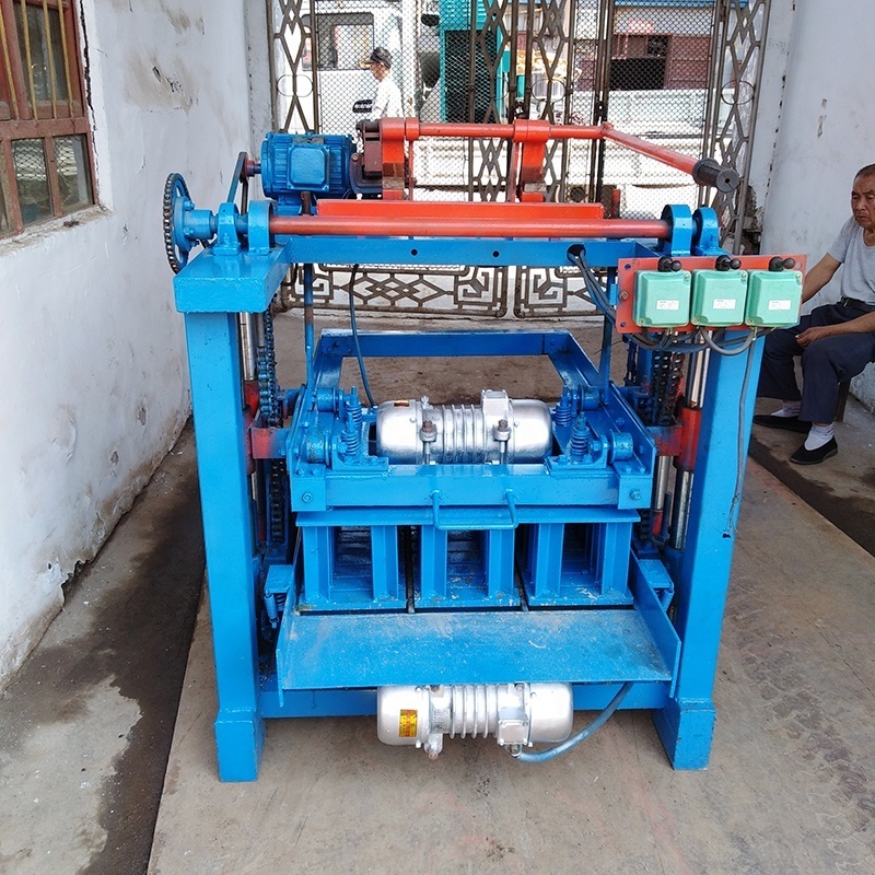 Environmentally friendly QMJ4-35A concrete hollow blocks machine manual simple brick making machine