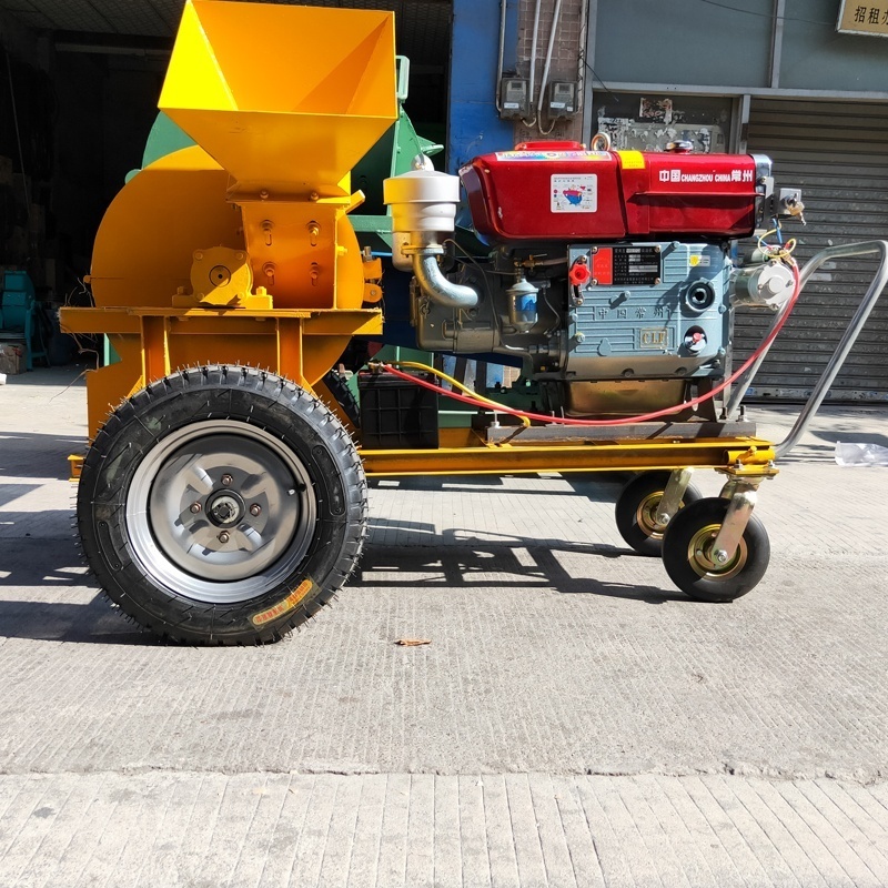 Multifunctional sawdust machine mushroom stick mushroom crusher pto wood crusher 420 500 600 model large wood crusher for sale