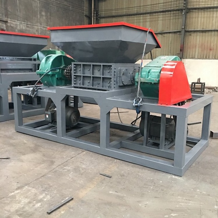 Plastic Recycling copper cable shredder machine plastic shredder small foam cardboard single/double shaft shredder machine