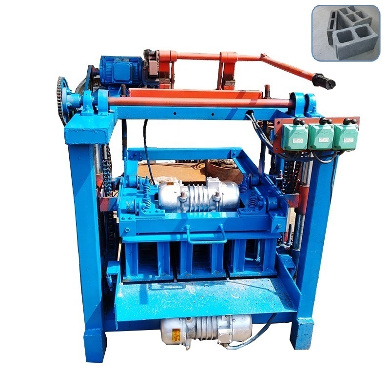 Environmentally friendly QMJ4-35A concrete hollow blocks machine manual simple brick making machine