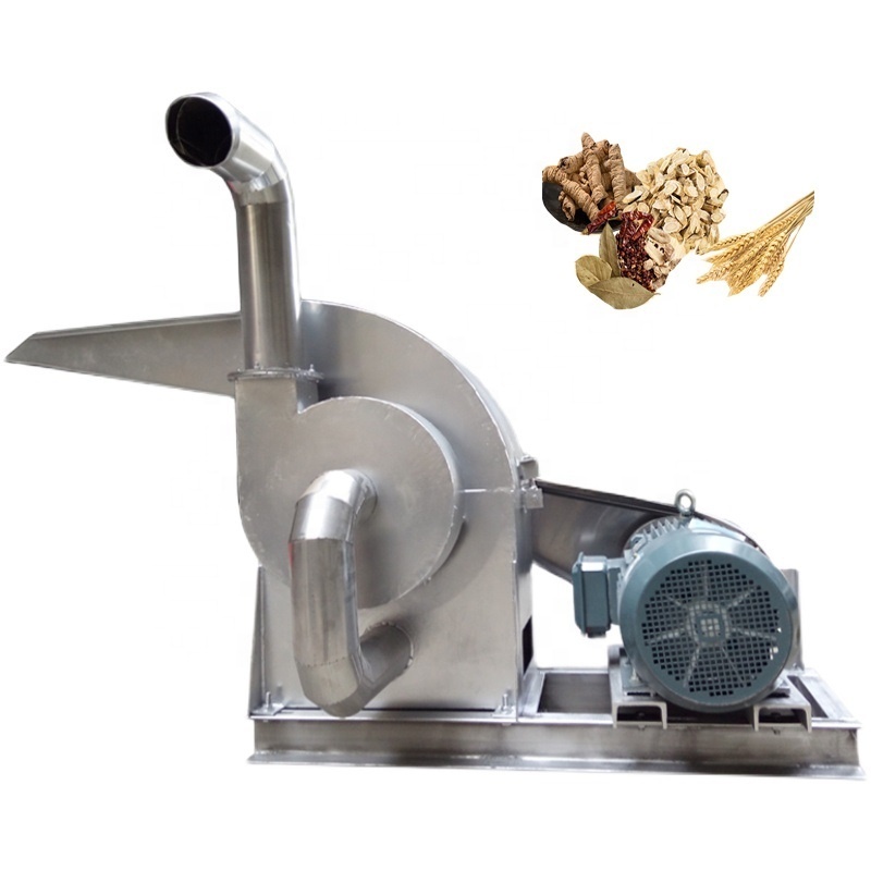 Hot selling Rice Seed Pulverizer Wormwood powder grinder hammer pulverizer stainless steel grinder for herbs