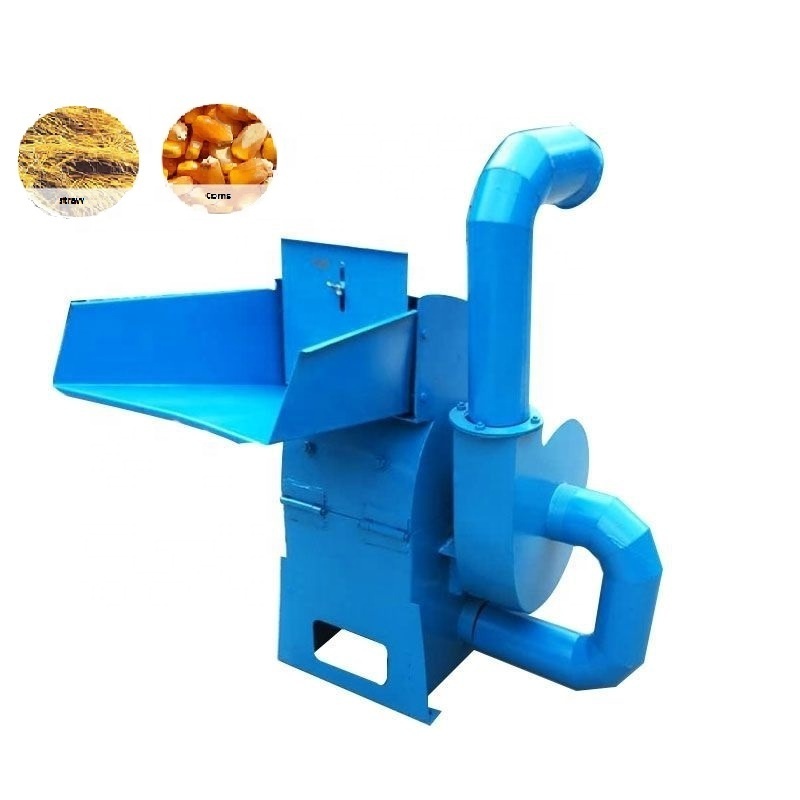 Household feed grinder rick husk Corn grinder hammer Corn cob maize soybean 500kg chili pulverizer grain powder grinding machine