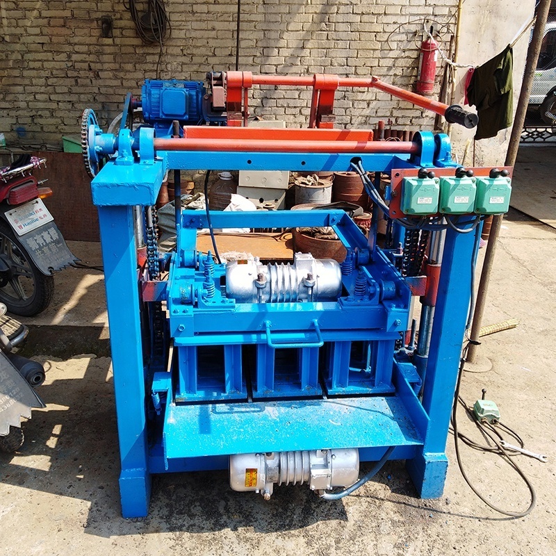 Environmentally friendly QMJ4-35A concrete hollow blocks machine manual simple brick making machine