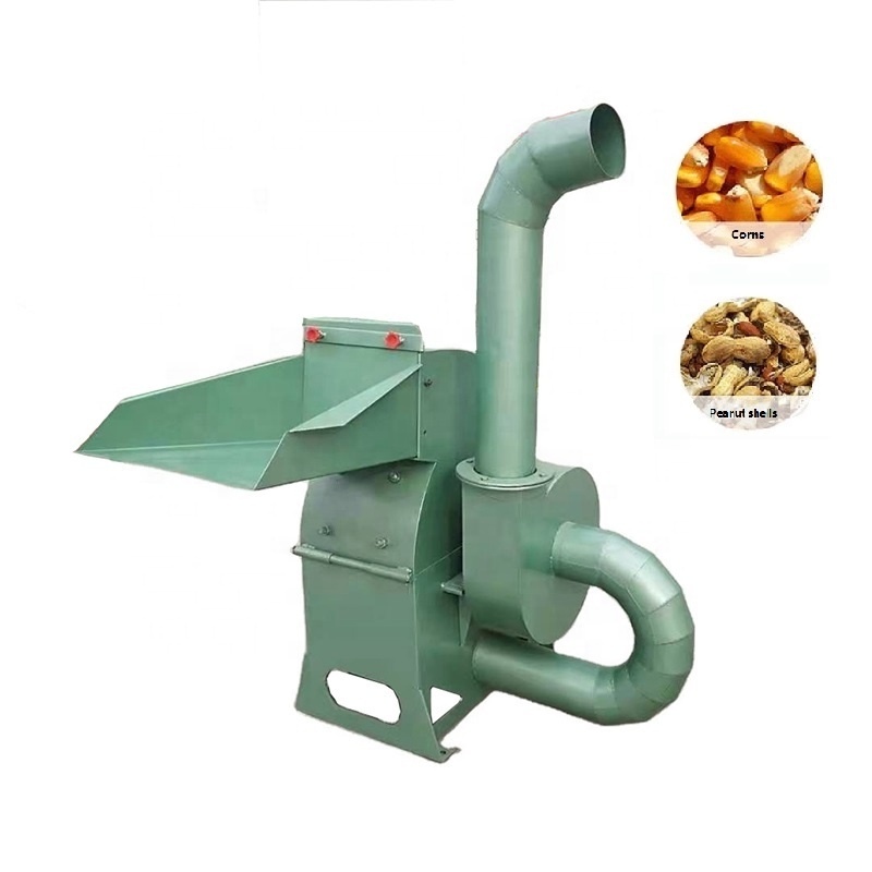 Feed grain hammer grinder Peanut Shell Corn Wheat barley sorghum meal pulverizer pto small hammer mill