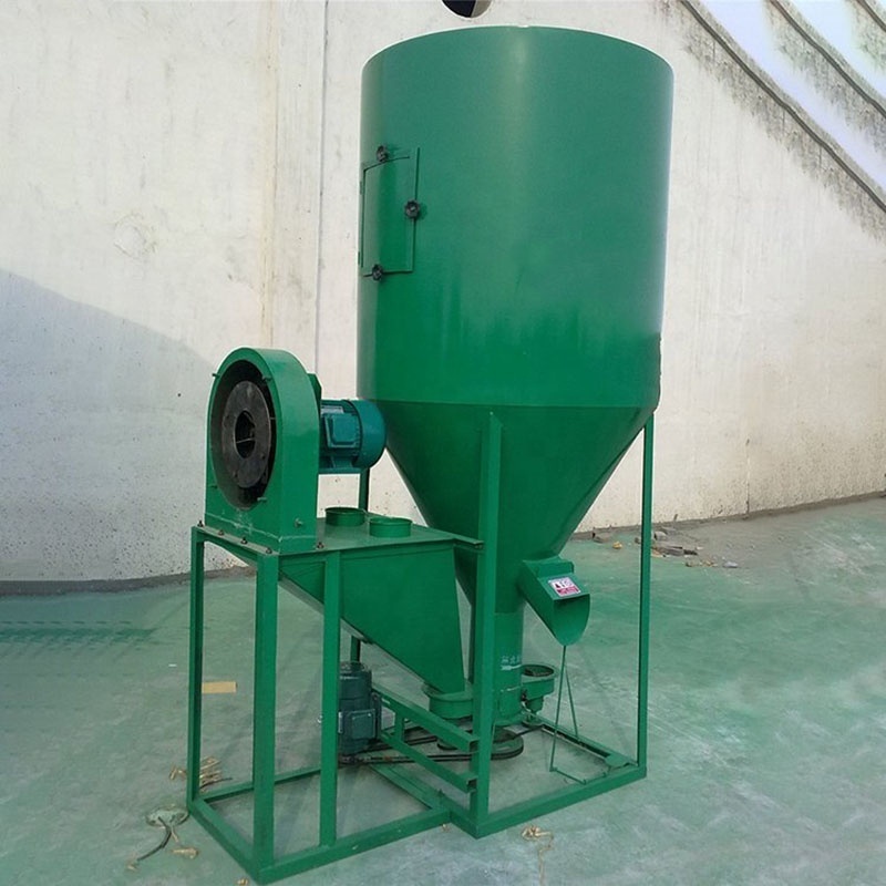 Vertical feed mixer chicken pig cow feed mill mixer poultry feed grinder and mixer machine for South Africa