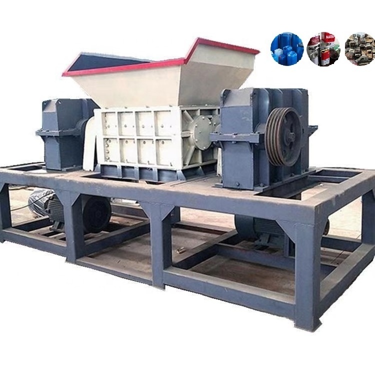 Plastic Recycling copper cable shredder machine plastic shredder small foam cardboard single/double shaft shredder machine