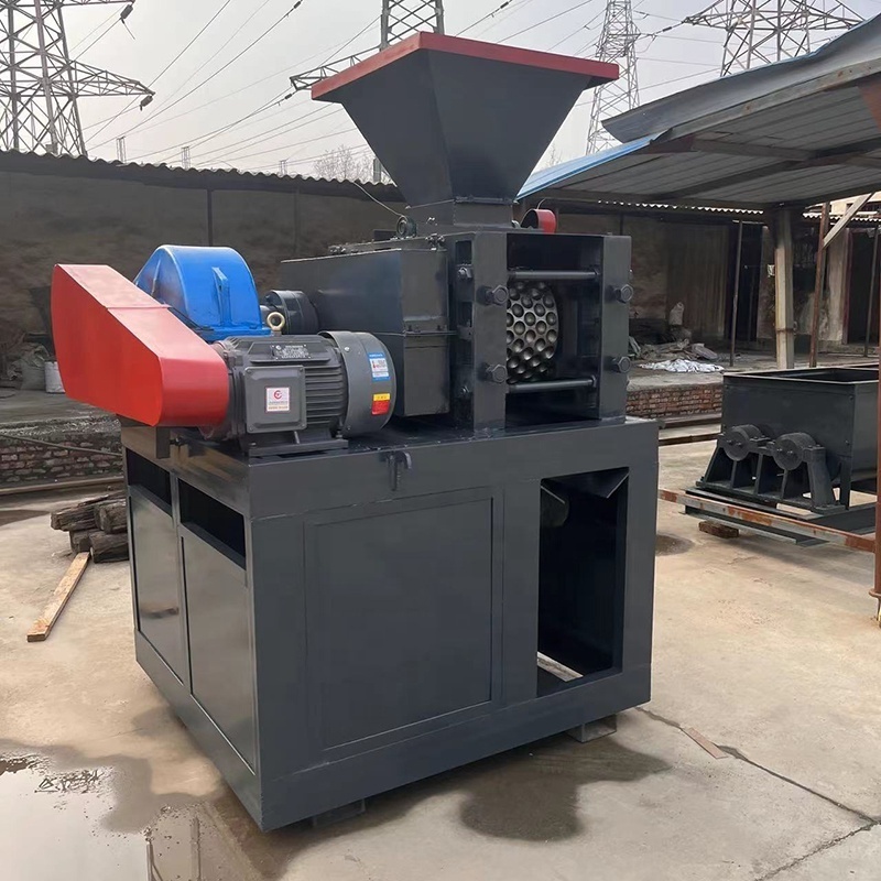 High efficiency coal barbecue carbon ball pressing equipment 2t/h coal gangue powder charcoal dust briquette making machine