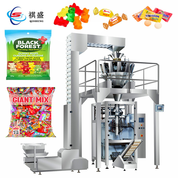 Individual Hard Soft Candy Horizontal Flow Wrapper Packing Machinery Gummy Single Flowpack Wrapping Packaging Machine