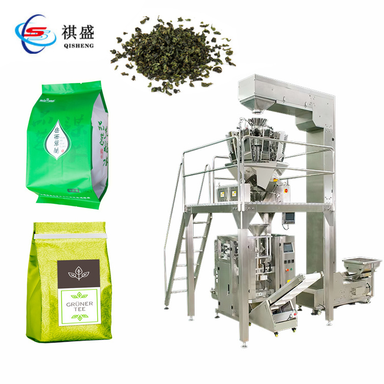 Automatic Inner And Outer PLA Triangle Tea Bag Packing Machine Herb Cotton Pyramid Envelope Pouch Filling Packaging Machine