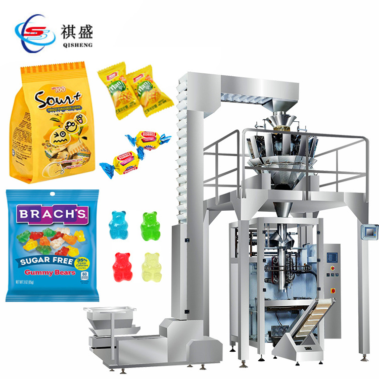 Individual Hard Soft Candy Horizontal Flow Wrapper Packing Machinery Gummy Single Flowpack Wrapping Packaging Machine