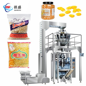 Vertical Maize Seed Granule Multi Head Weighing Pouch Fill Packaging Machine Corn Kernels Cereal Grain Bag Packing Machine