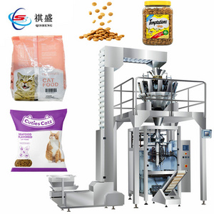 Cat Dog Pet Food Multi Head Weigher Filling Packing Machine Bone Jar Can Packaging Machine For Wet Fresh Dry Animal Food