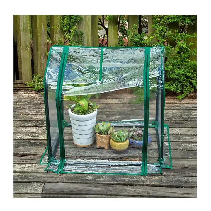 mini plastic garden greenhouse