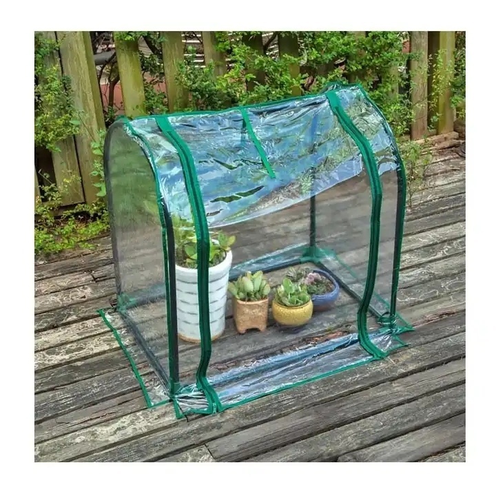 mini plastic garden greenhouse