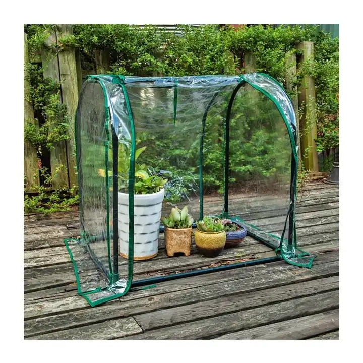 mini plastic garden greenhouse