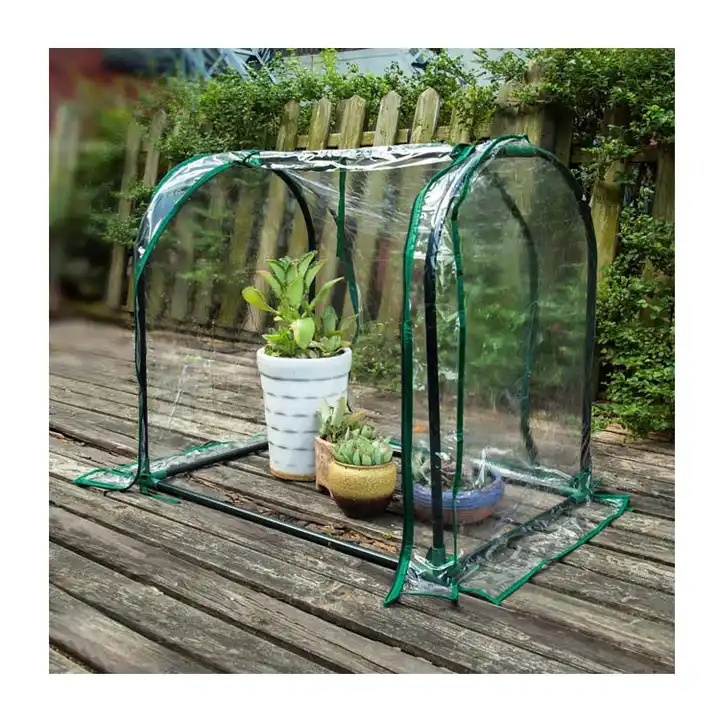 mini plastic garden greenhouse