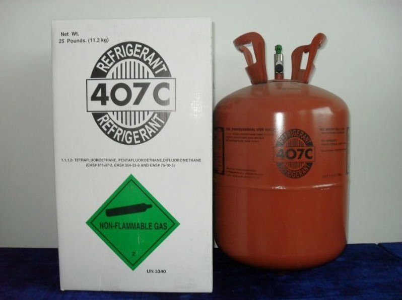 Mixed High Purity Refrigerant Gas R407C 11.3kg 25LBS Wholesale Price