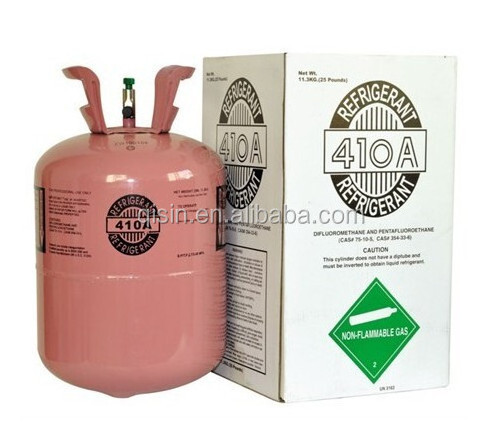 99.9% High Purity R410a Refrigerant Gas 11.3kg 25LB For Air Conditioning