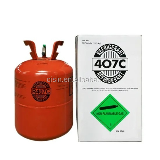 Mixed High Purity Refrigerant Gas R407C 11.3kg 25LBS Wholesale Price