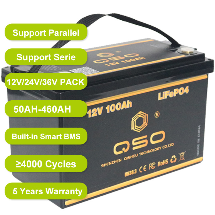 12V100Ah Bateria De Litio 12 Volt 100 Ah Lithium Ion Batteries 12V 100Ah Lifepo4 Battery Pack For Off Grid Energy Storage System