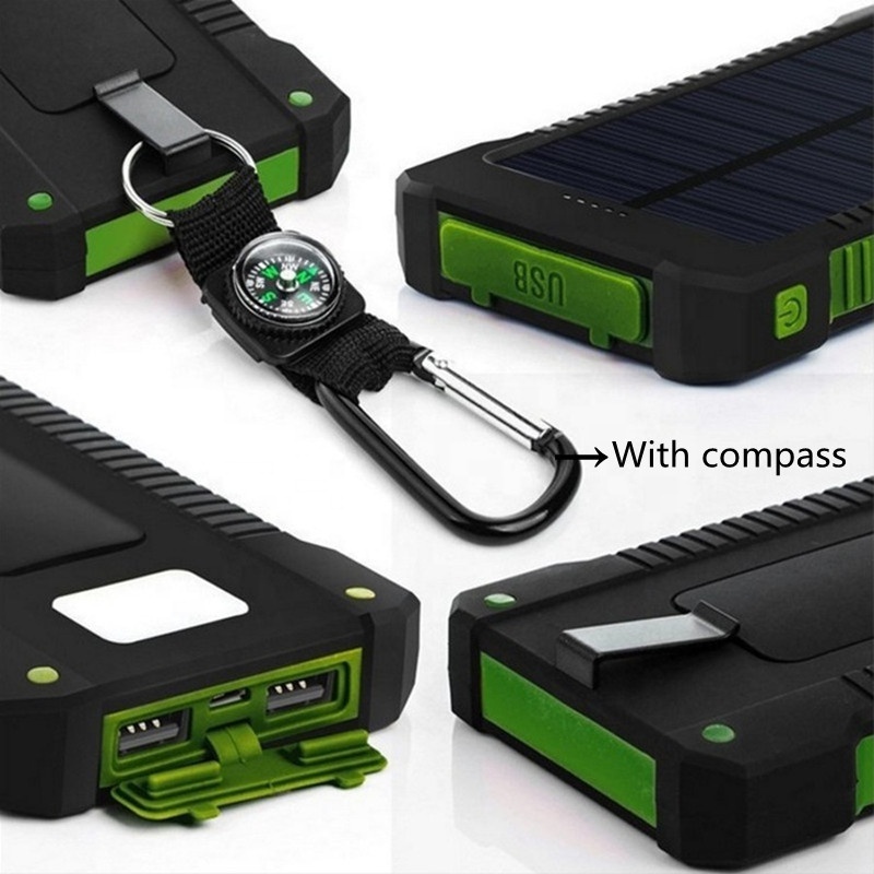 Mobile Powerbank 20000 mAh Portable Powered 20000Mah Power Bank Solar