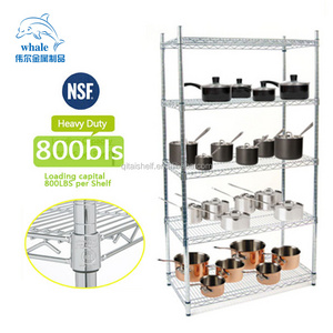 NSF & ISO Cert restaurant kitchen stainless steel shelves