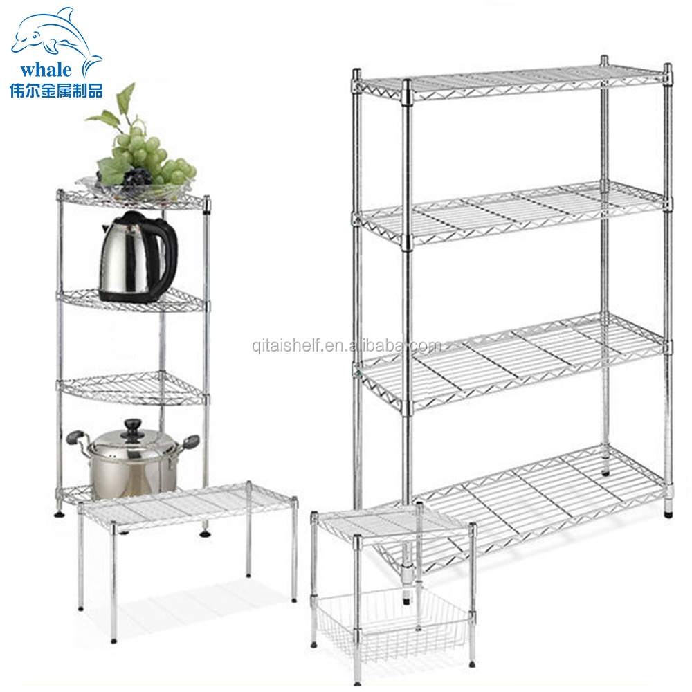 Professional manufacturer of adjustable household chrome wire shelf