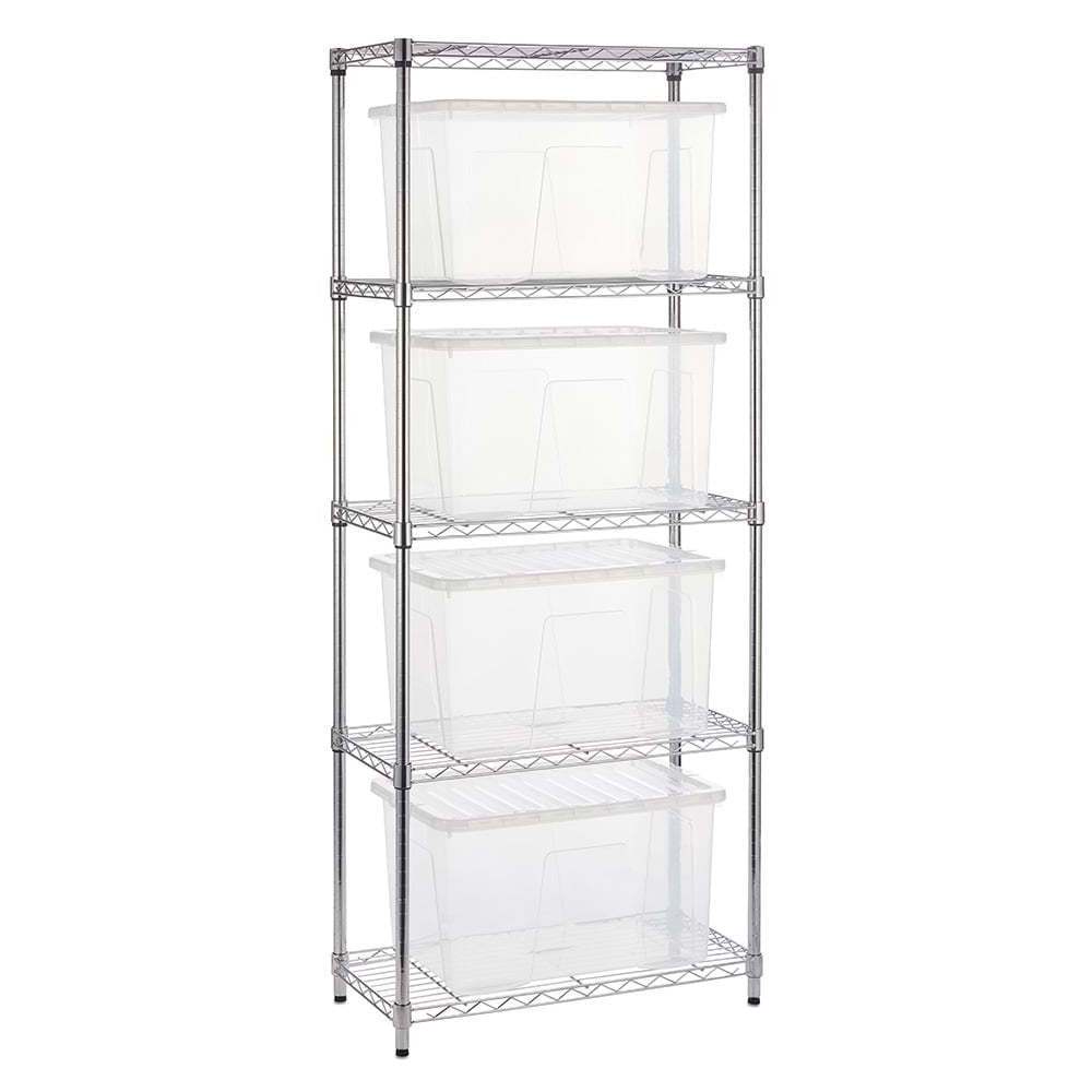 NSF Certificated ISO Approved Epoxy Coated Closet Wire Shelving