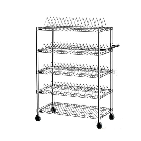 Excellent Quality Stainless Steel Kitchen Room Wire Dish Rack Metal Storage Rack Wire Shelving