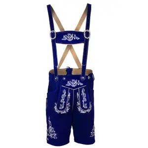 Men's Lederhosen Oktoberfest 2023 Bavarian Style Lederhosen Traditional German Boys Dancing leather shorts