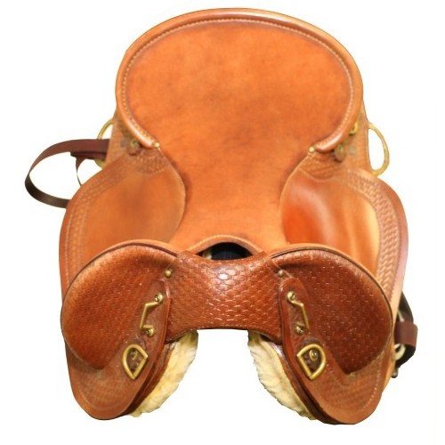 Affordable Genuine Leather Horse Saddle Pads and Western Racing Saddles High Quality Horse Riding Supplies with Warm Lining