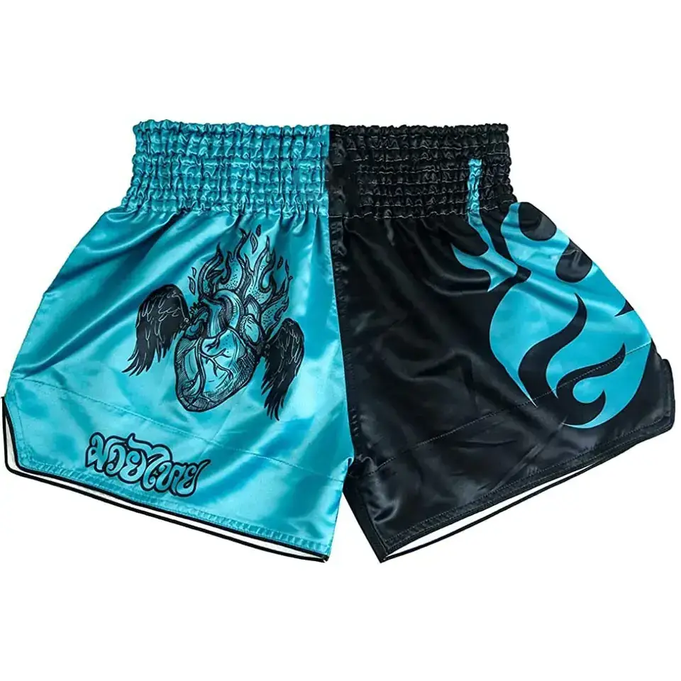 Wholesale Muay Thai Boxing Shorts Kickboxing Fight Tiger Muay Thai Shorts Custom Breathable Boxing Trunks Man Woman Shorts