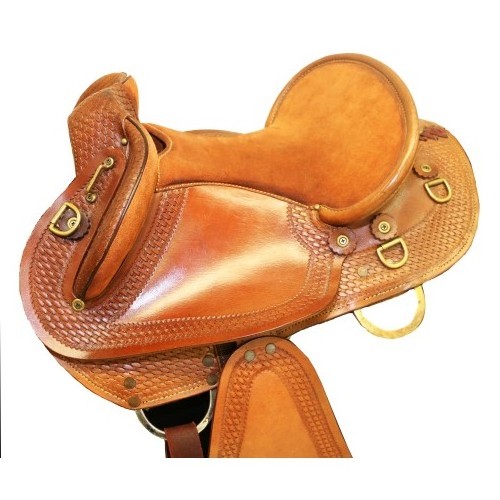 Affordable Genuine Leather Horse Saddle Pads and Western Racing Saddles High Quality Horse Riding Supplies with Warm Lining