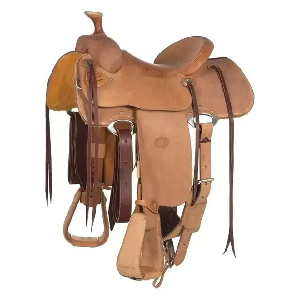 Factory Wholesale Adjustable horse saddle Leather Saddle Western English Horse Saddle Real Leather Horse Riding Products