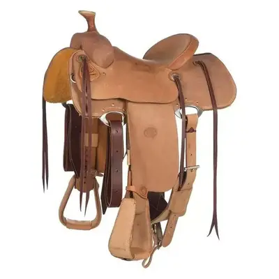 Factory Wholesale Adjustable horse saddle Leather Saddle Western English Horse Saddle Real Leather Horse Riding Products