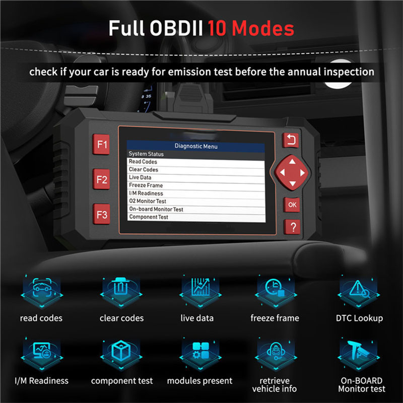 luxury quality custom wholesale car obd2 scanner diagnostic tool engine analyzer