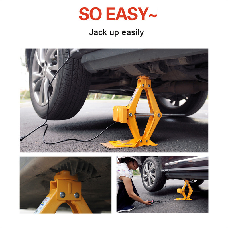 Car Jacks Tire Changing Tool Wire Control Automotive Motor-driven Hydraulic Floor Jack Auto Car Lift