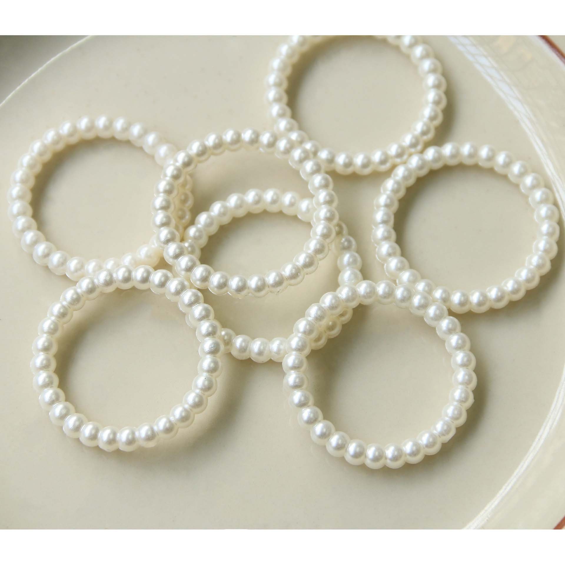 Wholesale Loose Pearl Beads Ring Resin Accessories Diy Pearls For Jewelry Making