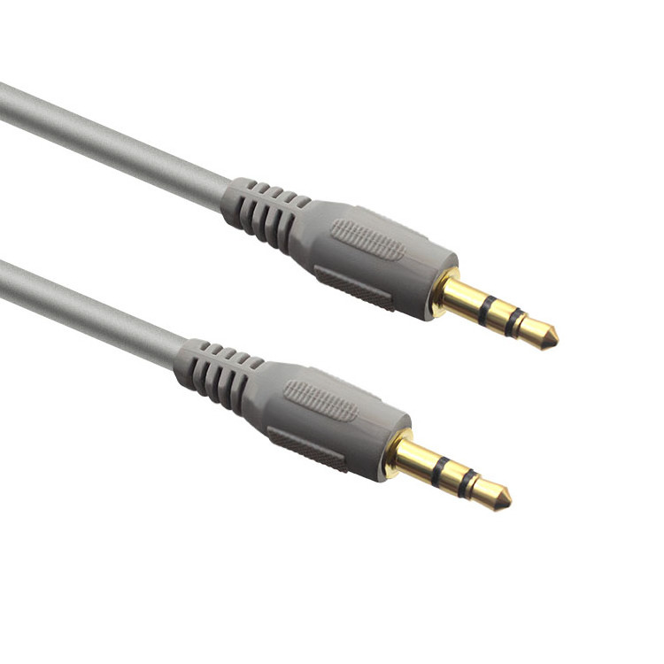 High quality 3.5 male to male  audio Aux AV Jack Cable 3.5mm audio cable audio speaker cable