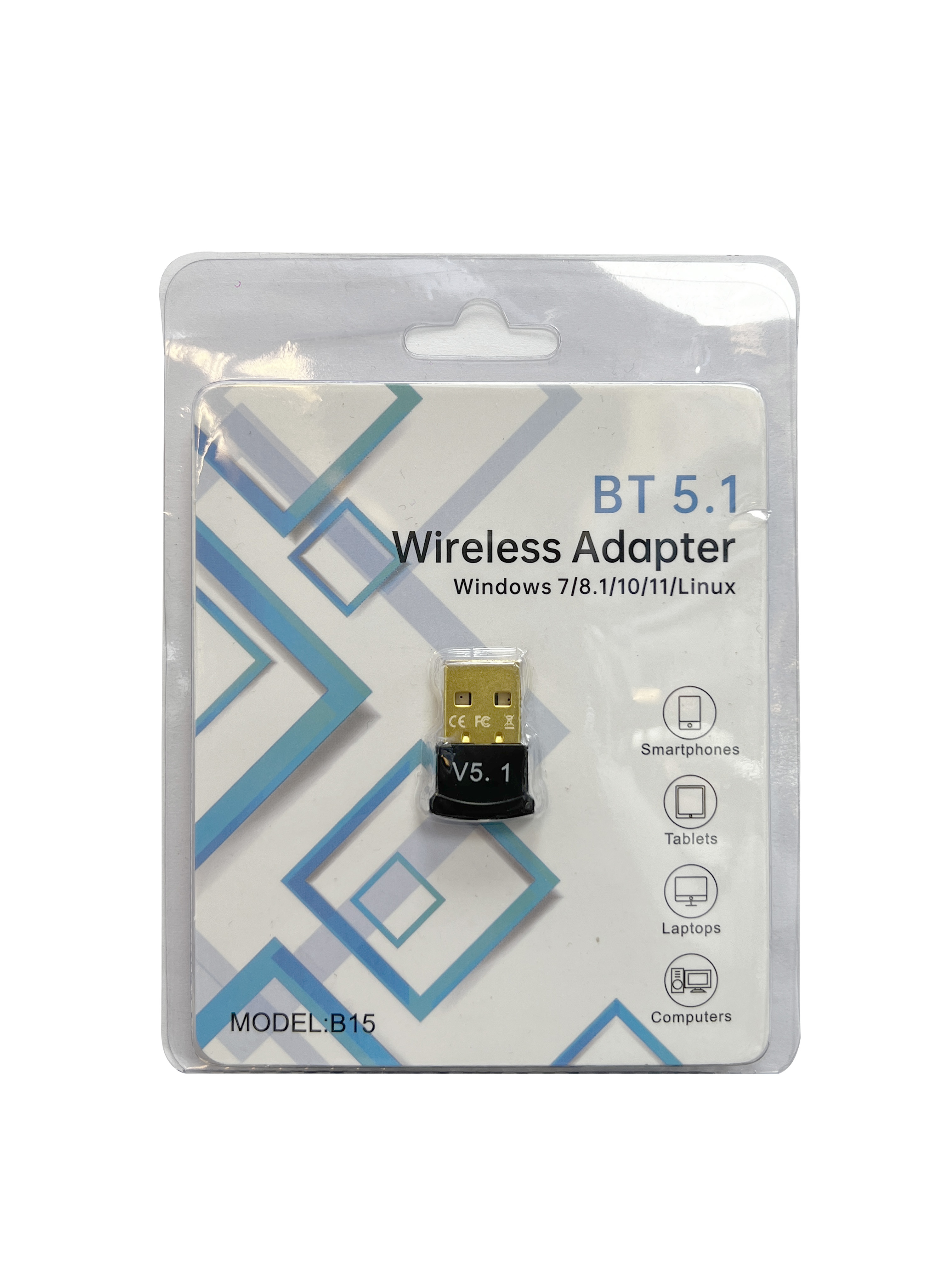 High Speed Wireless USB Bluetooth 5.1/5.0 Adapter Mini Bluetooth Aux Dongle for Computer PC Laptop