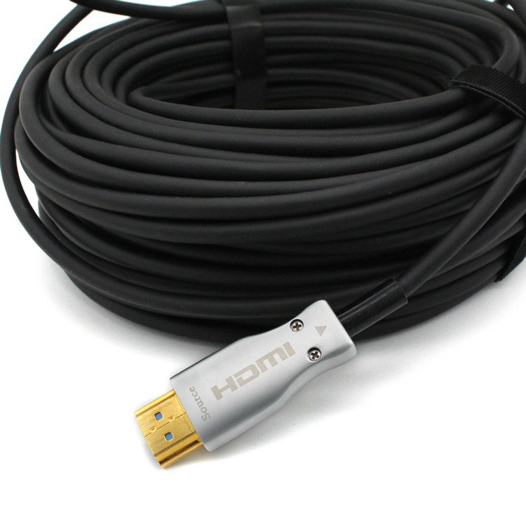 High Speed AOC HDMI 2.0 Fiber Optic Cable  Supports 4K@60Hz ARC HDCP 4K Fiber Optic HDMI Cable 10M 20M 30M 50M 100M