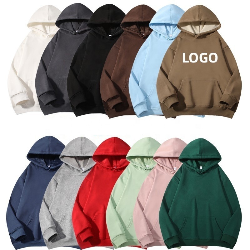 420g Fleece Hooded Sweatshirt For Hoodies Men Free Sample Wide Version Fleece Custom Color Block Hoodie