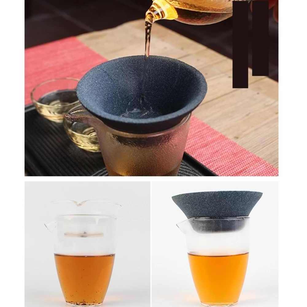 Non-porous filter, tea set, ceramic fair cup tea maker