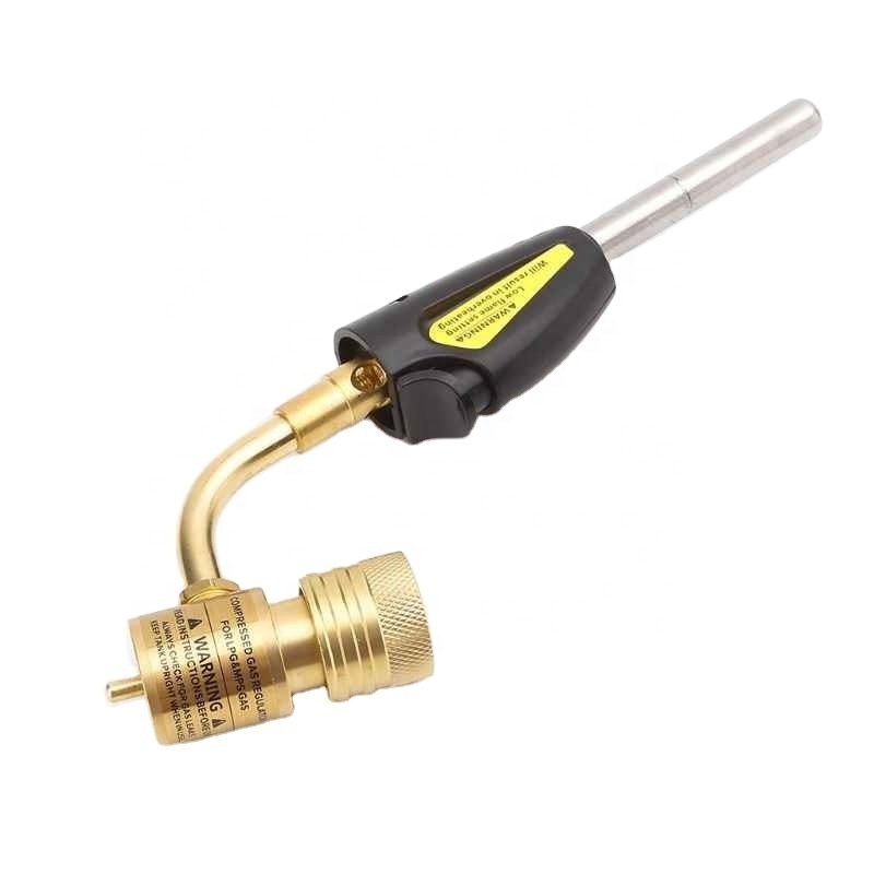 High Temp Mapp Gas Self Ignition Turbo Torch Brazing Solder Propane Welding Plumbing