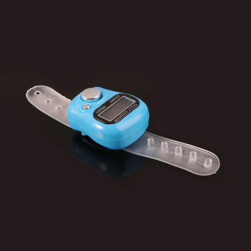 Mini Mini Stitch Marker And Row Finger Counter LCD Electronic Digital Tally Counter For Sewing Knitting Weave Tool Finger Random