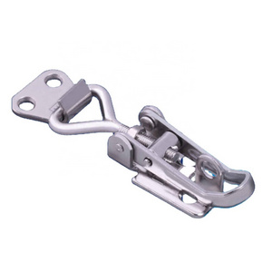 Spring Loaded Metalworking High Strength Stainless Steel Accessories Chest Trunk Latch Catch Hasp Adjustable Box Toggle Lock