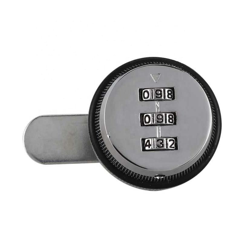 Alloy Code Combination Cam lock Keyless Post Mail Box Cabinet RV 3 Dial